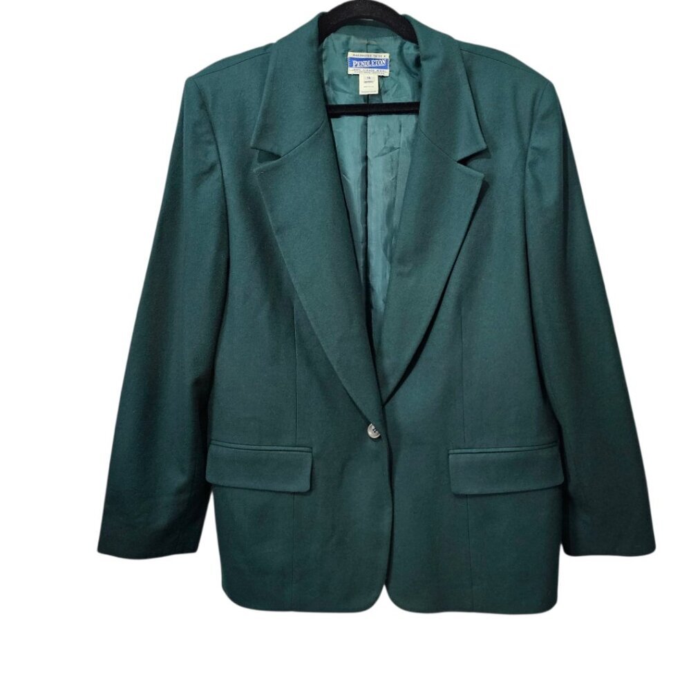 Pendleton Vintage Virgin Wool Single Breasted Lin… - image 3